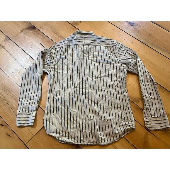 Banana Republic Men's button down shirt. camden fit. grey/navy. Medium - Picture 2 of 7